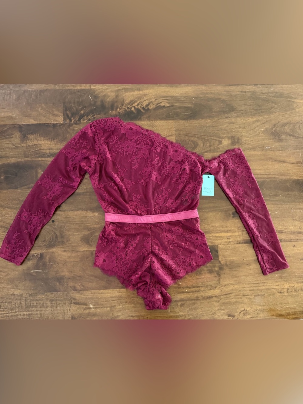 Frederick's of Hollywood • Claret  Lace • Sheer